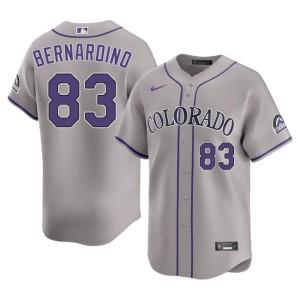 Colorado Rox Men Brennan Bernardino #83 Gray Popular Jerseys 192037-215