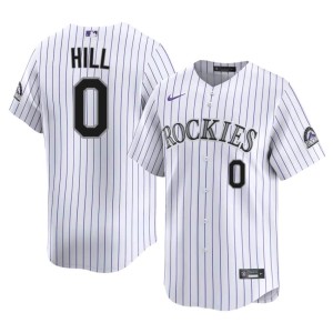 The Rox MLB Jaden Hill White #0 Mens Jersey 367433-180