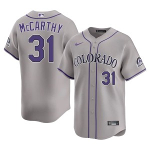 Rocks Gray Jake McCarthy MLB #31 Men's Jerseys 739685-593