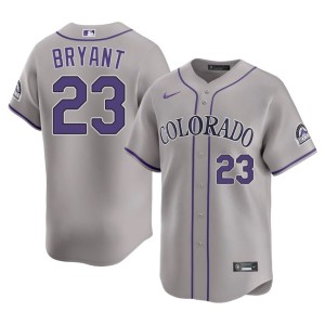 The Rocks #23 Men's Kris Bryant Gray Embroidery Jerseys 221334-686