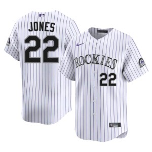 Colorado Rockies #22 Nolan Jones 2026 Men's White Jersey 554456-233
