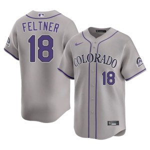 Rox Gray Ryan Feltner Mens #18 Limited Jersey 513321-803