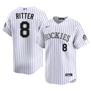 Colorado Ryan Ritter #8 White Player Mens Jersey 265314-861