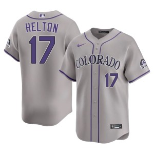 Rockies Todd Helton Gray Replica Men's #17 Jerseys 217399-974