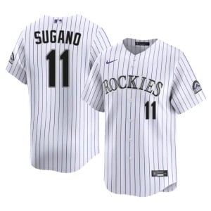 Rockies White 2026 Mens #11 Tomoyuki Sugano Jerseys 411941-537