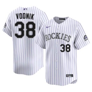 Colorado Rocks White Mens Victor Vodnik Official #38 Jersey 256010-294