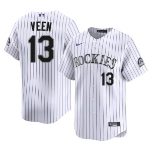 Rocks #13 Mens Game White Zac Veen Jersey 806051-674