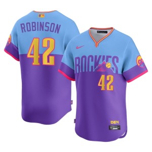 COL #42 2026 Purple/Blue City Connect Jackie Robinson Men Jerseys 475810-501