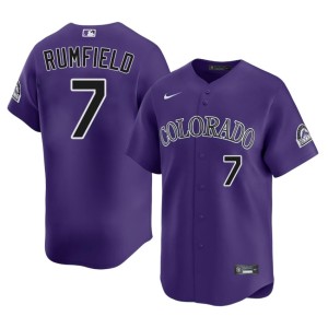 Colorado Rox TJ Rumfield Purple Men #7 New Jersey 277140-305