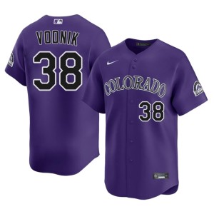 Colorado Rocks Men Victor Vodnik Purple #38 New Jerseys 843692-956