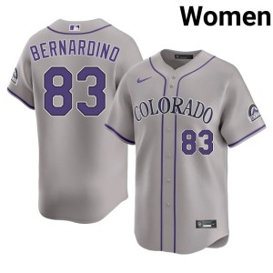 COL Rocks Gray Womens #83 Limited Brennan Bernardino Jersey 665148-252