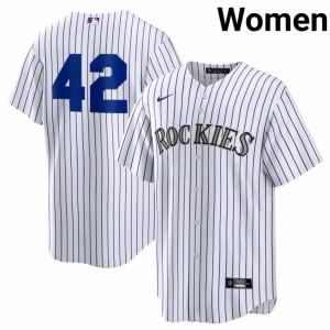COL Rox Women's White #42 Jackie Robinson Day 2026-27 Jerseys 582471-300