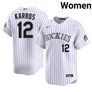 Colorado Rox White Kyle Karros Women's #12 MLB Jersey 477683-279