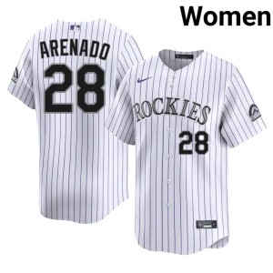 The Rocks 2026 White Nolan Arenado #28 Women Jerseys 834087-226