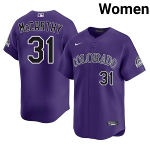 Colorado Rockies Purple Jake McCarthy #31 Womens 2026 Jersey 100030-621