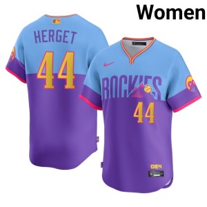 Rox Purple/Blue Limited City Connect Jimmy Herget Women's #44 Jersey 796547-361