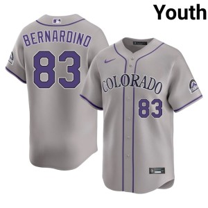 COL Rox Brennan Bernardino #83 Youth Gray Popular Jersey 411551-862