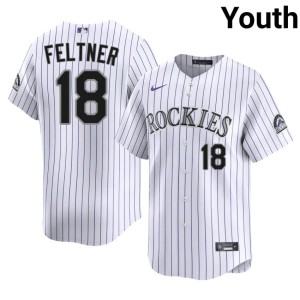 Colorado 2026 #18 Youth White Ryan Feltner Jerseys 852707-934