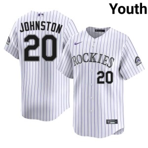 The Rocks Troy Johnston White #20 2026 Youth Jerseys 613581-271