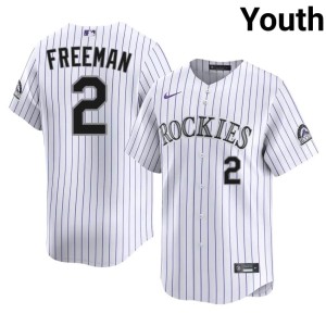 COL Tyler Freeman #2 New White Youth Jersey 278801-970