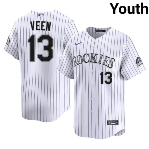 Rox White Zac Veen Youth #13 Popular Jersey 537916-156